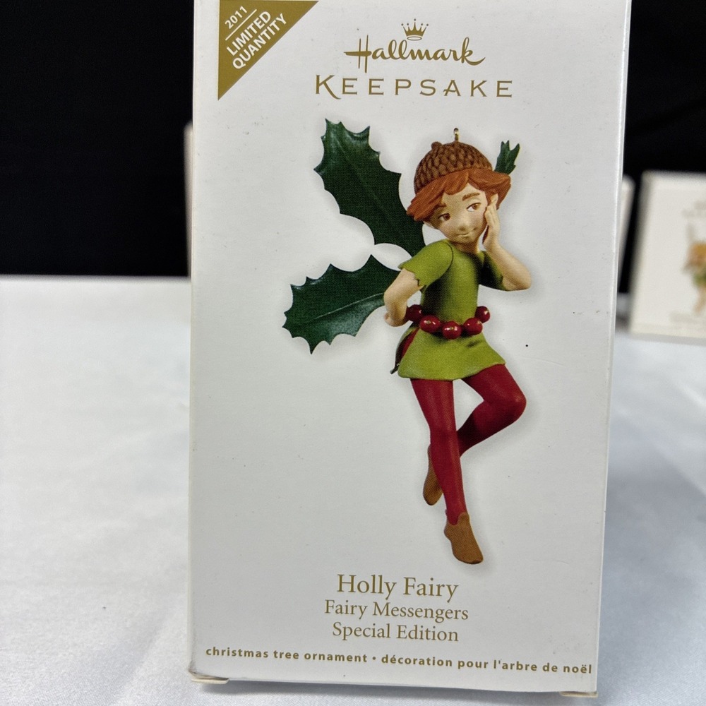 Hallmark Keepsake Fairy Messengers Ornament Set 2007-2012 8pc Special Editions